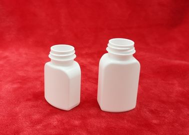 High Density Polyethylene Empty Tablet Bottles , Square Pet Bottle For Pills Packaging