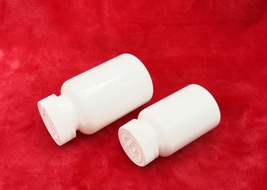 Stick Label 60mm Plastic Pill Bottles Broken Proof With Aluminium Liner