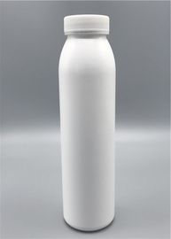 400ml HDPE Round Plastic Bottles , Capped White Plastic Pharmacy Bottles 